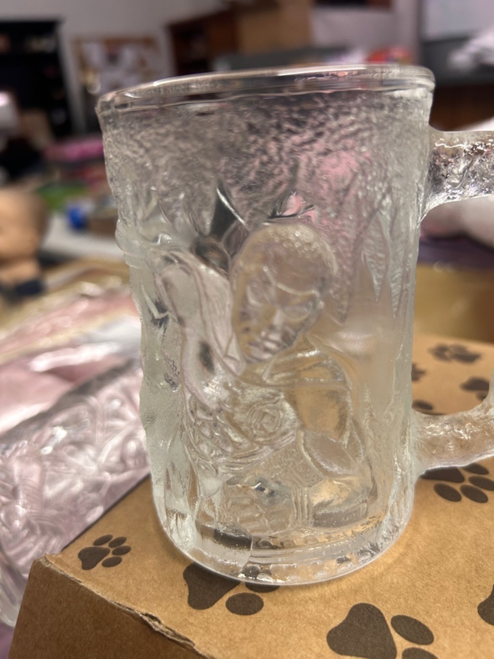 3 Batman/Joker character glasses in used but decent condition: